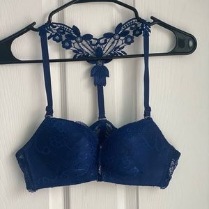 Unknown brand bralette navy blue